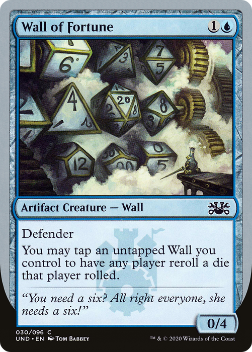Wall of Fortune (UND-030) - common