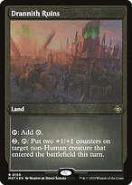 Drannith Ruins (MAT-150) - rare - Etched Foil