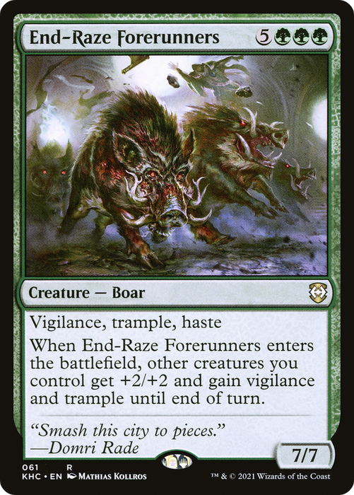 End-Raze Forerunners (KHC-061) - rare
