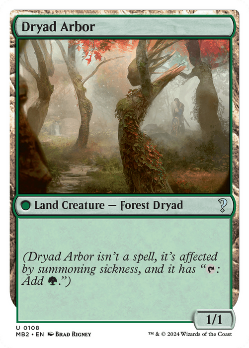 Dryad Arbor (MB2-108) - uncommon