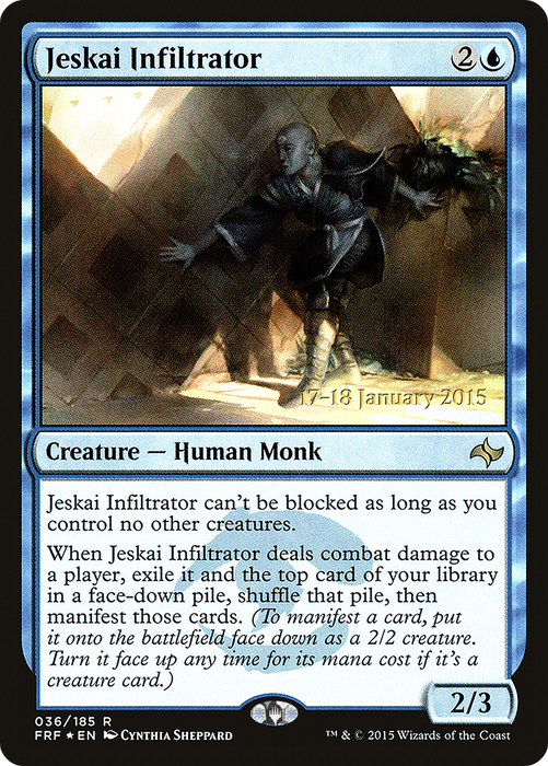 Jeskai Infiltrator (PRE-36S) - rare - Foil