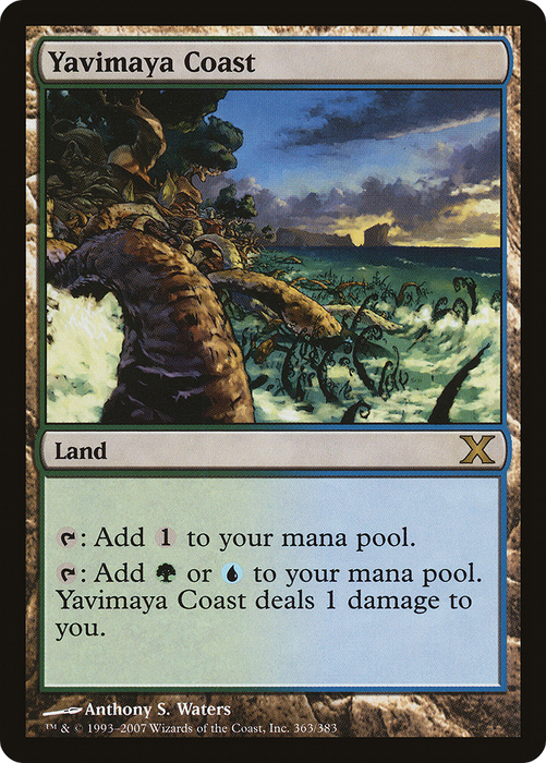 Yavimaya Coast (10E-363) - rare - Foil