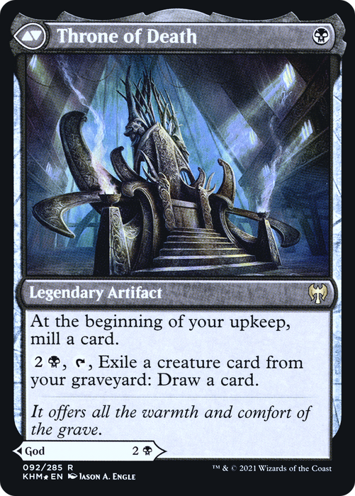 Egon, God of Death // Throne of Death (PRE-92S) - rare - Foil