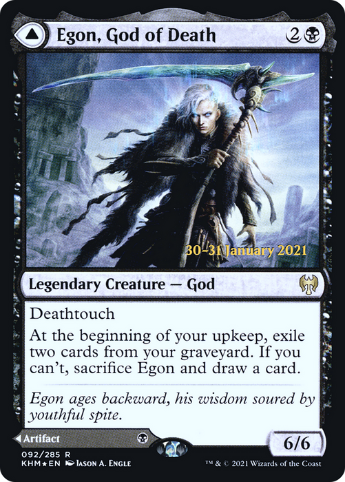 Egon, God of Death // Throne of Death (PRE-92S) - rare - Foil