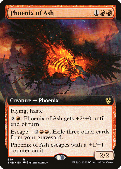 Phoenix of Ash (THB-319) - rare: (Extended Art)