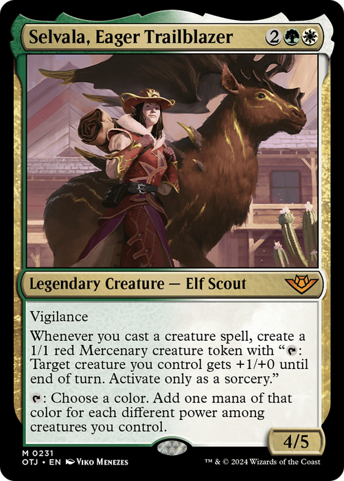 Selvala, Eager Trailblazer (OTJ-231) - mythic