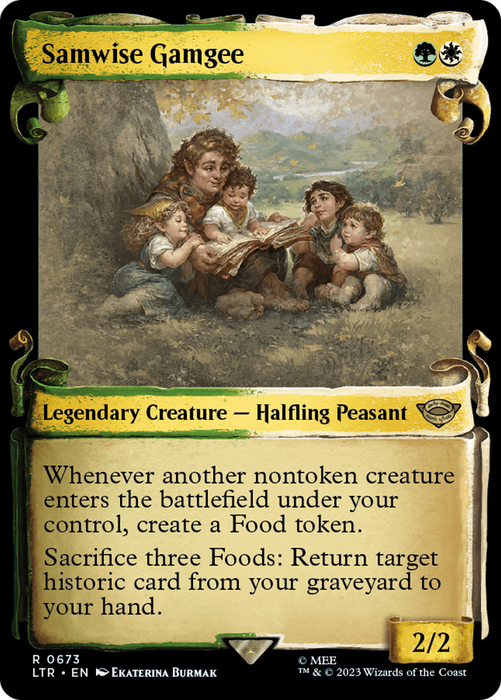 Samwise Gamgee (LTR-673) - rare: (Showcase) - Foil