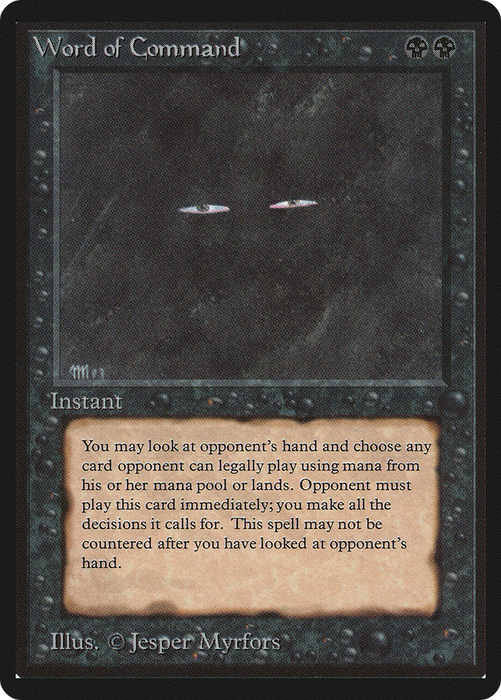 Word of Command (LEB-137) - rare
