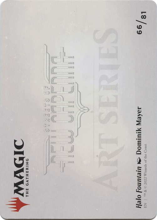 Halo Fountain // Halo Fountain (ASNC-066) - common (Borderless) - Foil