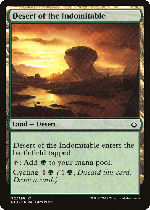 Desert of the Indomitable (HOU-172) - common