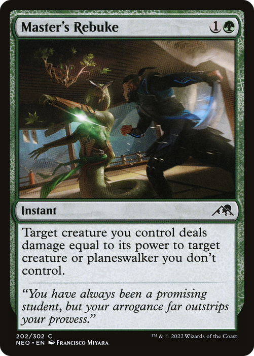 Master's Rebuke (NEO-202) - common - Foil