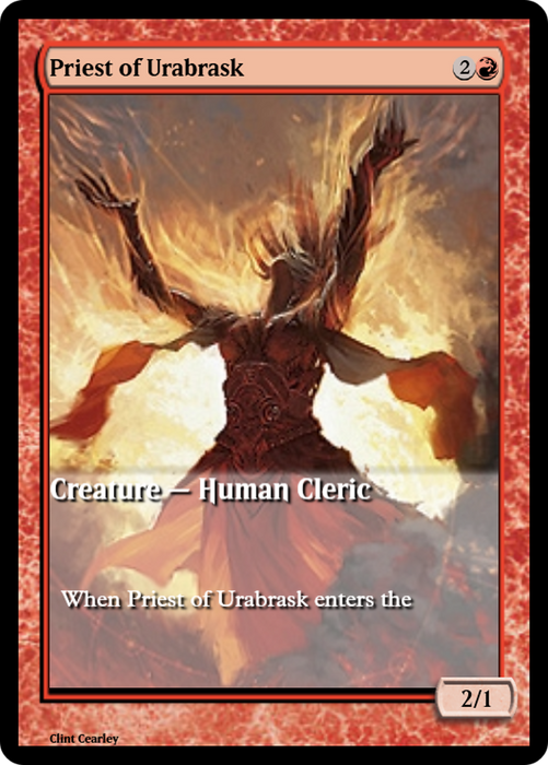 Priest of Urabrask (PRM-40080) - uncommon - Foil