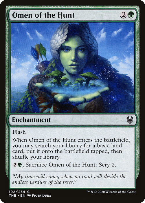 Omen of the Hunt (THB-192) - common - Foil