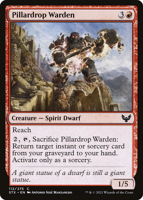 Pillardrop Warden (STX-112) - common