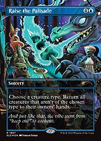 Raise the Palisade (Double Rainbow Foil) (SLD-1897) - rare - Foil