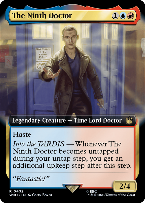 The Ninth Doctor (WHO-432) - rare: (Extended Art)