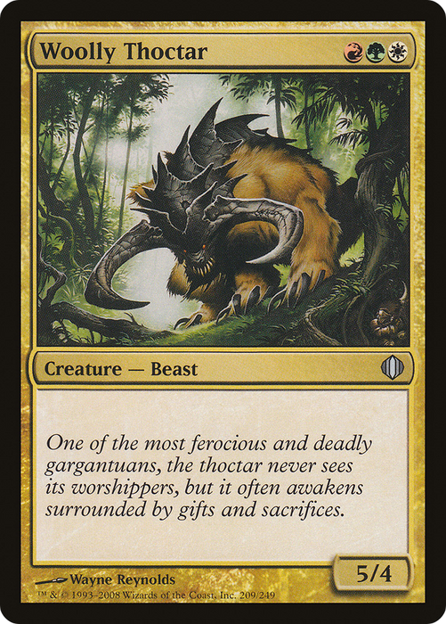 Woolly Thoctar (ALA-209) - uncommon - Foil