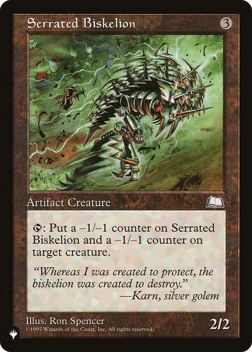 Serrated Biskelion (LIST-WTH-156) - uncommon