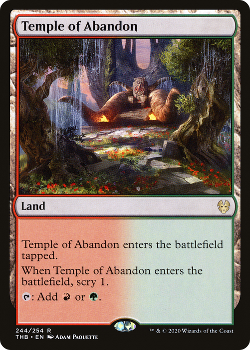 Temple of Abandon (THB-244) - rare