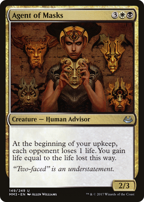 Agent of Masks (MM3-149) - uncommon - Foil
