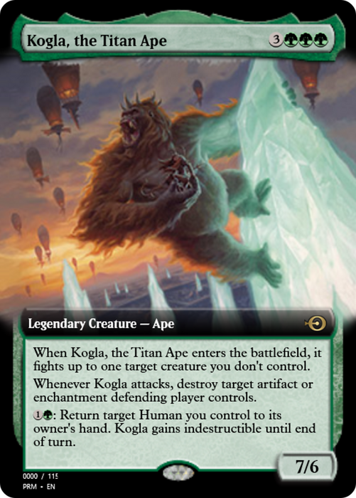 Kogla, the Titan Ape (PRM-80849) - rare - Foil