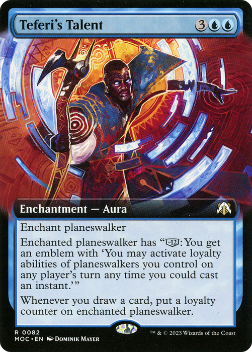 Teferi's Talent (MOC-082) - rare: (Extended Art)