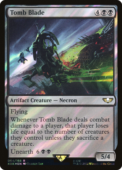 Tomb Blade (40K-64★) - rare - Foil