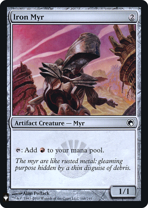Iron Myr (LIST-SOM-168) - common - Foil
