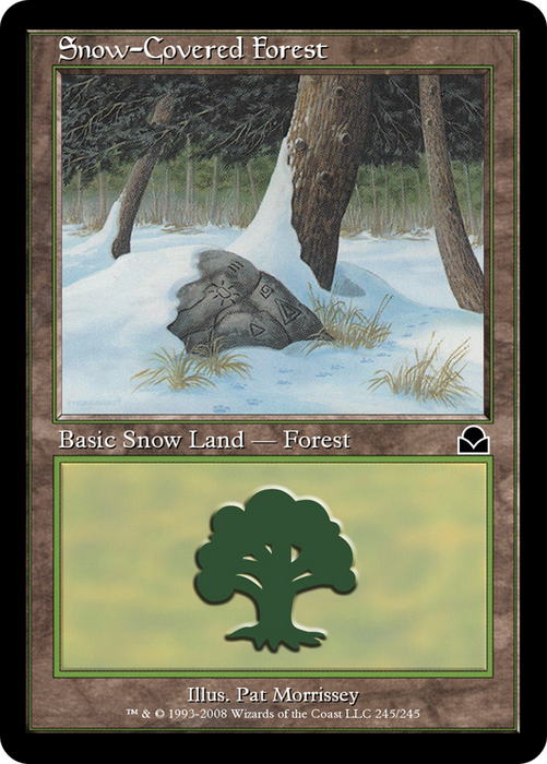 Snow-Covered Forest (ME2-245) - common - Foil