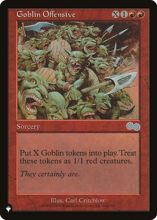 Goblin Offensive (LIST-USG-192) - uncommon