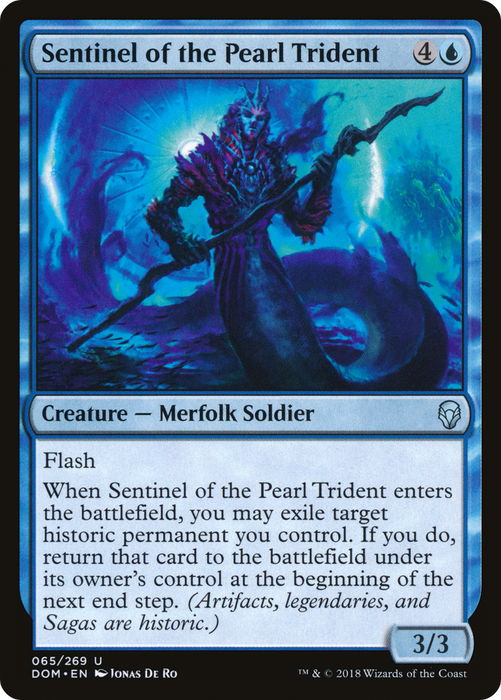 Sentinel of the Pearl Trident (DOM-065) - uncommon - Foil