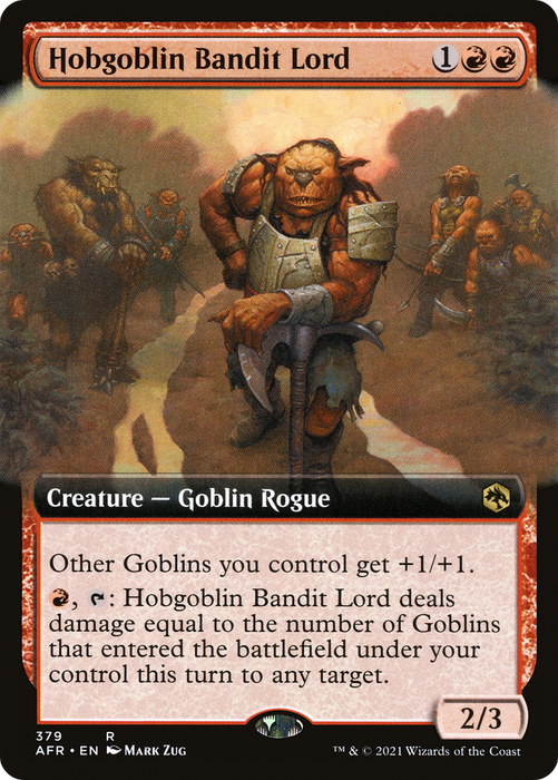 Hobgoblin Bandit Lord (AFR-379) - rare: (Extended Art) - Foil