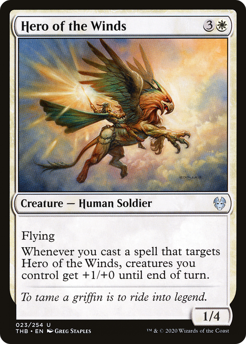 Hero of the Winds (THB-023) - uncommon - Foil