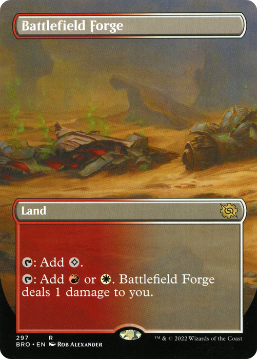 Battlefield Forge (BRO-297) - rare (Borderless) - Foil