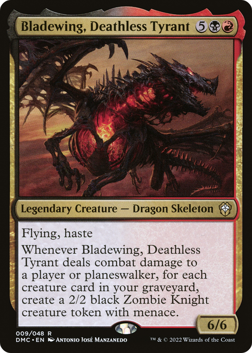 Bladewing, Deathless Tyrant (DMC-009) - rare