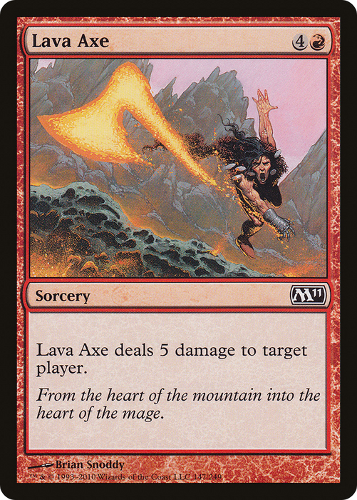 Lava Axe (M11-147) - common - Foil
