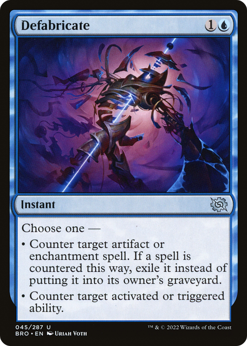 Defabricate (BRO-045) - uncommon - Foil