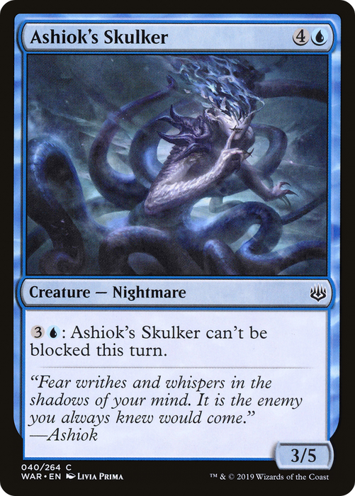 Ashiok's Skulker (WAR-040) - common - Foil