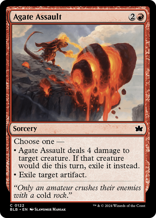 Agate Assault (BLB-122) - common - Foil