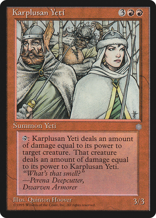 Karplusan Yeti (ICE-197) - rare