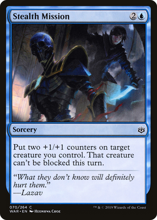 Stealth Mission (WAR-070) - common - Foil