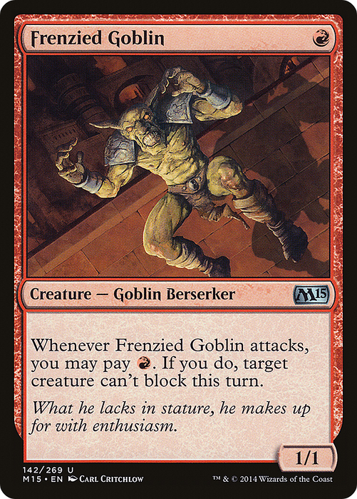 Frenzied Goblin (M15-142) - uncommon