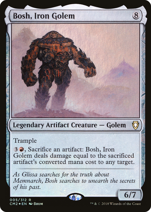 Bosh, Iron Golem (CM2-005) - rare - Foil
