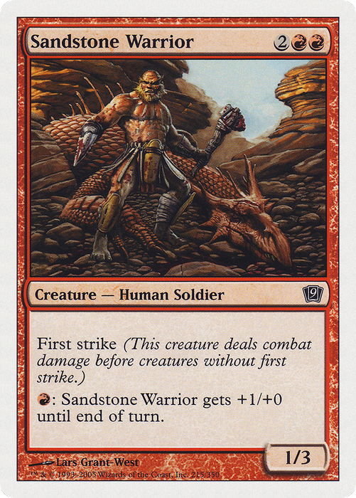 Sandstone Warrior (9ED-215) - common