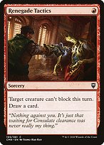 Renegade Tactics (CMR-195) - common - Foil