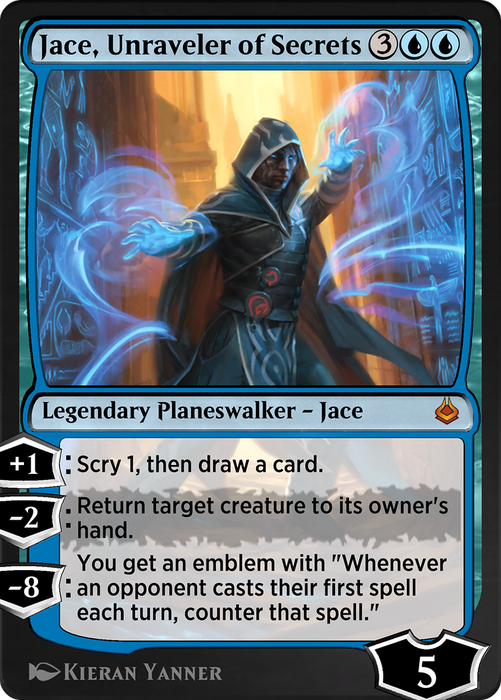 Jace, Unraveler of Secrets (AKR-065) - mythic