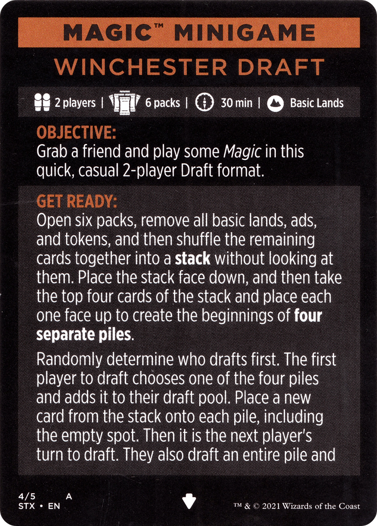 Winchester Draft // Winchester Draft (cont'd) (MSTX-004) - common - Foil