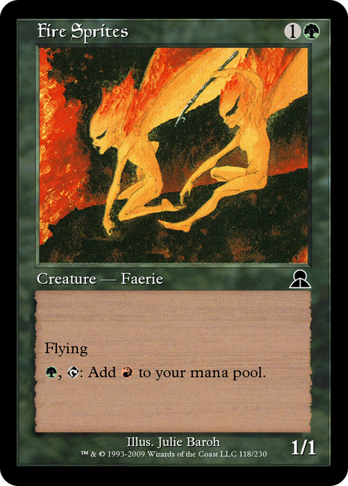 Fire Sprites (ME3-118) - common - Foil