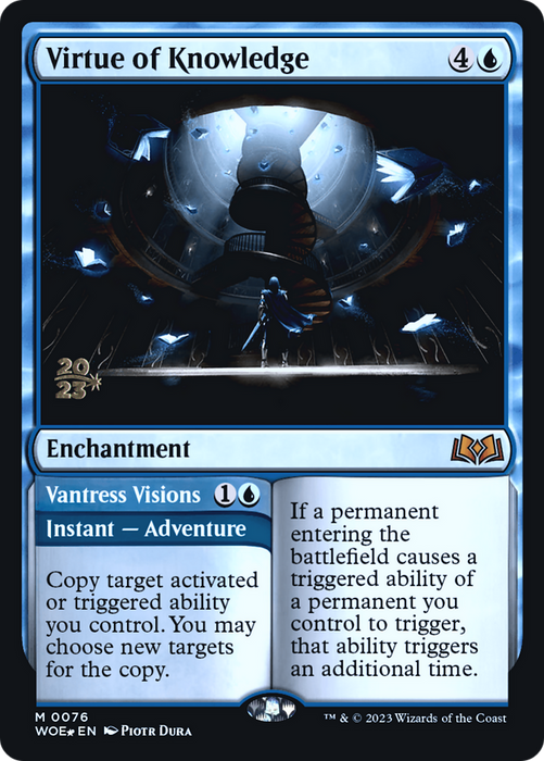 Virtue of Knowledge // Vantress Visions (PRE-76S) - mythic - Foil