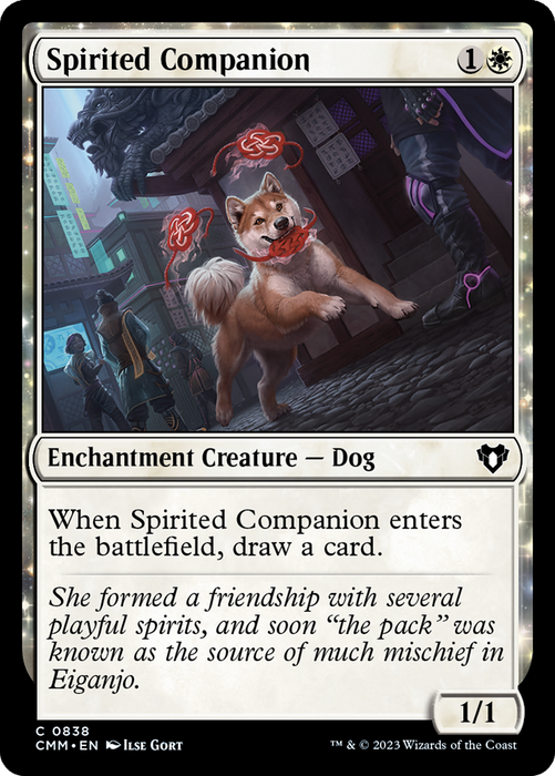 Spirited Companion (CMM-838) - common: (enchantment)